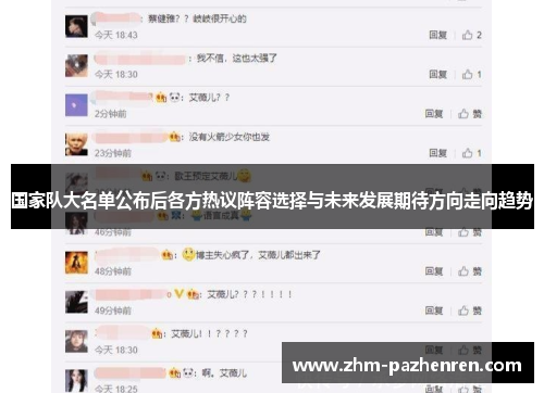 国家队大名单公布后各方热议阵容选择与未来发展期待方向走向趋势